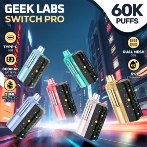 8 Geek Labs Switch Pro Kit Disposable | 60K Puffs