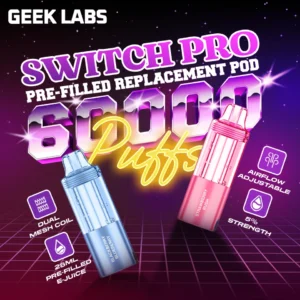 9 Geek Labs Switch Pro 60K Puffs Pre-filled Replacement Pod